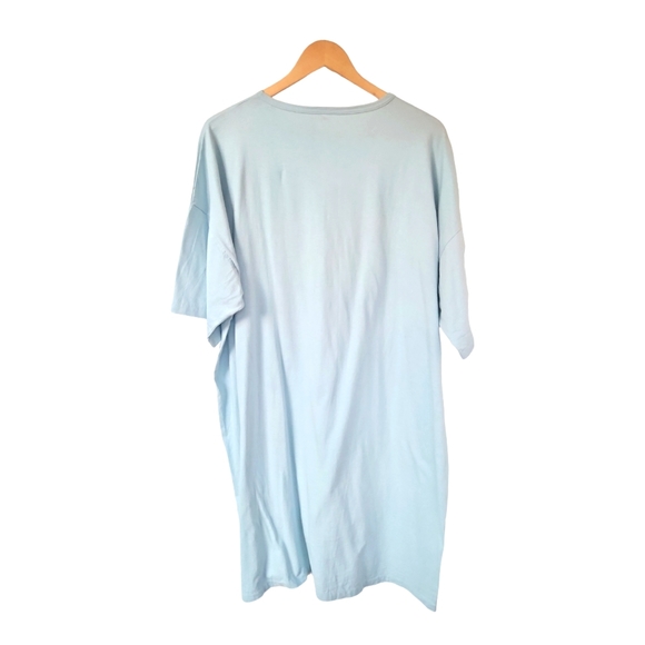 Vintage 80's Beach Sea Shell Oversized T Shirt Dress / Beach Cover Up / One Size - Picture 2 of 5